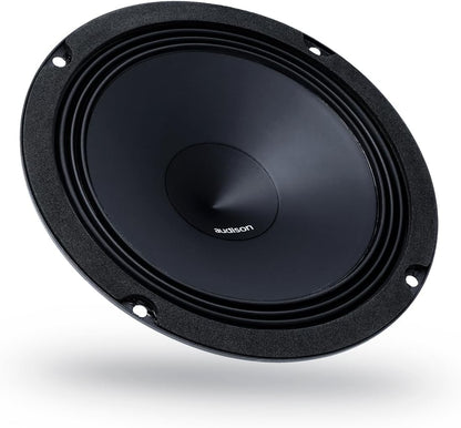 Audison AK 6.5 C2 Component Car Speaker System, 165 mm woofer, 26 mm Tetolon Fiber tweeter met aparte crossover, 2 Ohm impedantie, 65 Watt RMS vermogen