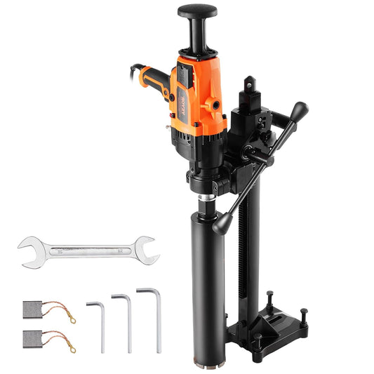 Diamantboor – Kernboor – Betonboor – Kernboormachine – Boorbit – 2600W Krachtige Motor – Instelbare Boordiameter 20-180mm