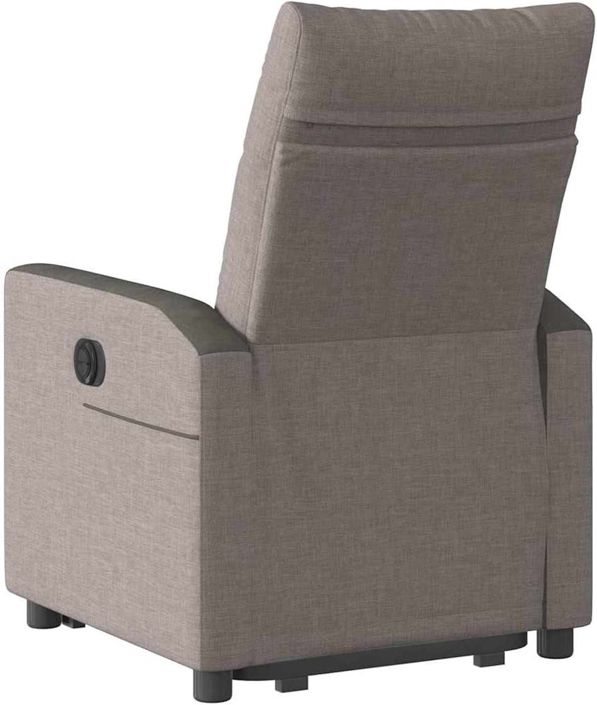 Relaxstoel – Fauteuil – Lectuurstoel – Elektrische Stoel – TV Stoel – Elektrische Opstahulp – Bekleding Stof Taupe