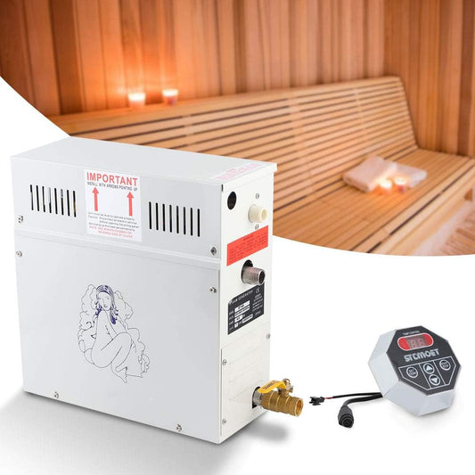 Naroote Linxiaojix Badstoomgenerator, 4,5KW 220V stoomgenerator Douchesauna Stoombadverwarmer voor thuissauna SPA