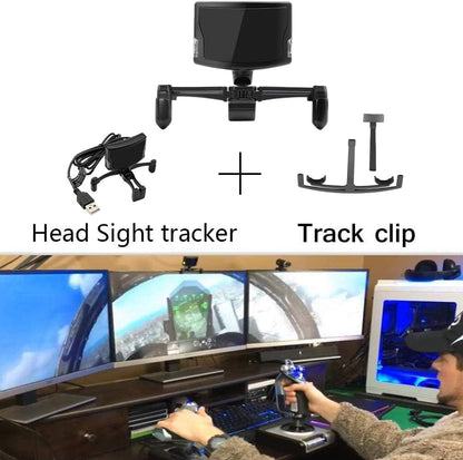 Head sight tracker voor TrackNP / IR 5 6DOF Head Tracking Gaming Professional Head Posture Optical Infrared Tracking System, Game Controller als VR Voor ArmA DCS DiRT F1 Euro Truck Flight Simulator