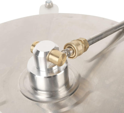 Oppervlaktereiniger – Hogedrukreiniger Oppervlaktesproeier – Vloerreiniger – Reinigingskop – 15 Inch – 4000 PSI Werkdruk – Robuust Messing Met RVS
