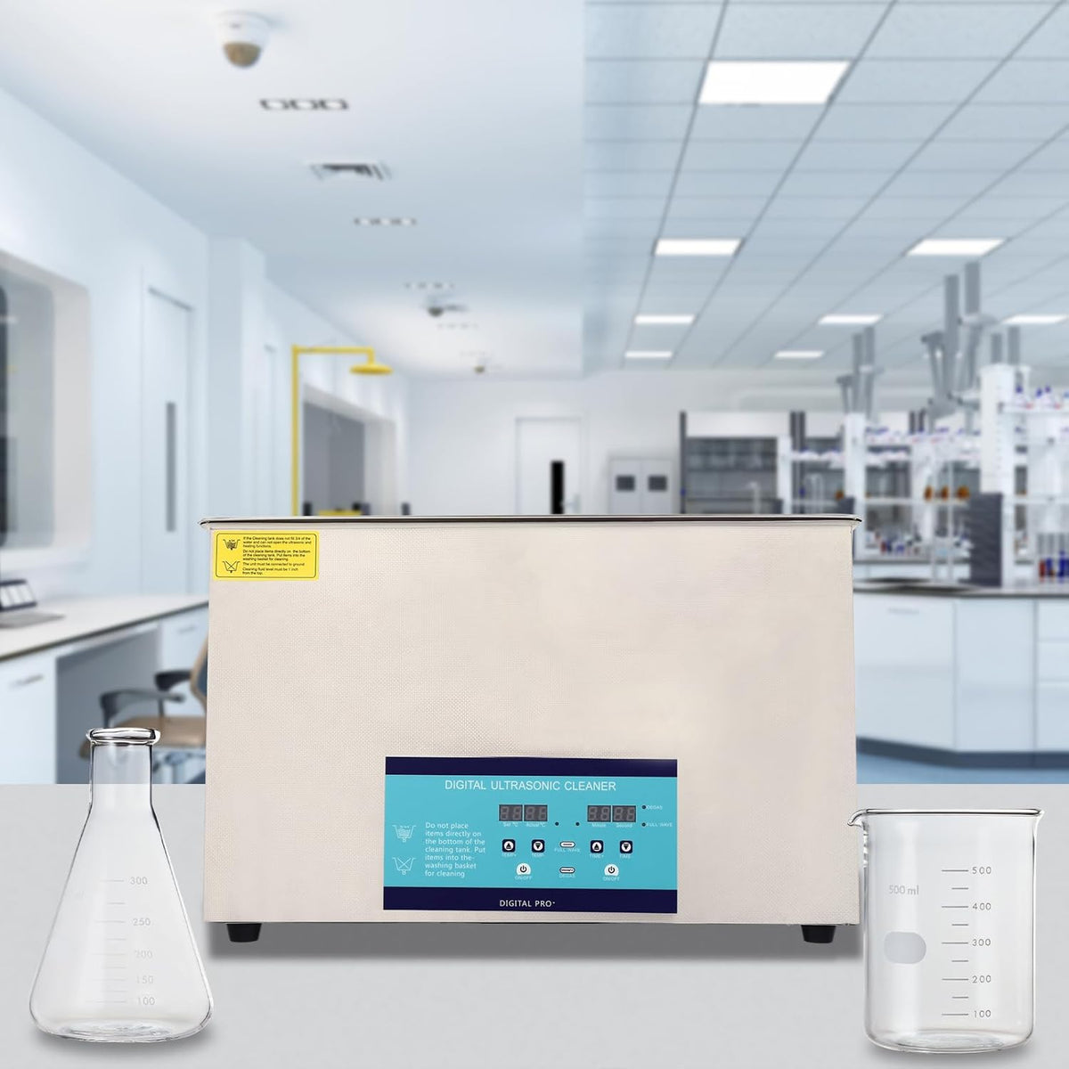 Ultrasoonreiniger – Ultrasoon Reinigingsapparaat – Brillenbad – Sieradenreiniger – Kunstgebit Reiniger – Grote Capaciteit 30L – 40 kHz Met Verwarming & Digitale Timer