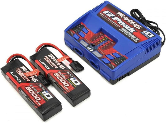 Traxxas 2990 Indoor Zwart, Blauw, Rood – Oplader (binnen, lithium-polymeer, nikkel-metaalhydride, lithium-polymeer, 500-500 mA, 100 – 240 V, zwart, blauw, rood)