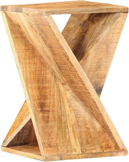 vidaXL Solid Mango Wood Side Table Table Side Table Side Table Side Table Side Furniture Coffee Table Living Room Table Coffee Table Plant Table