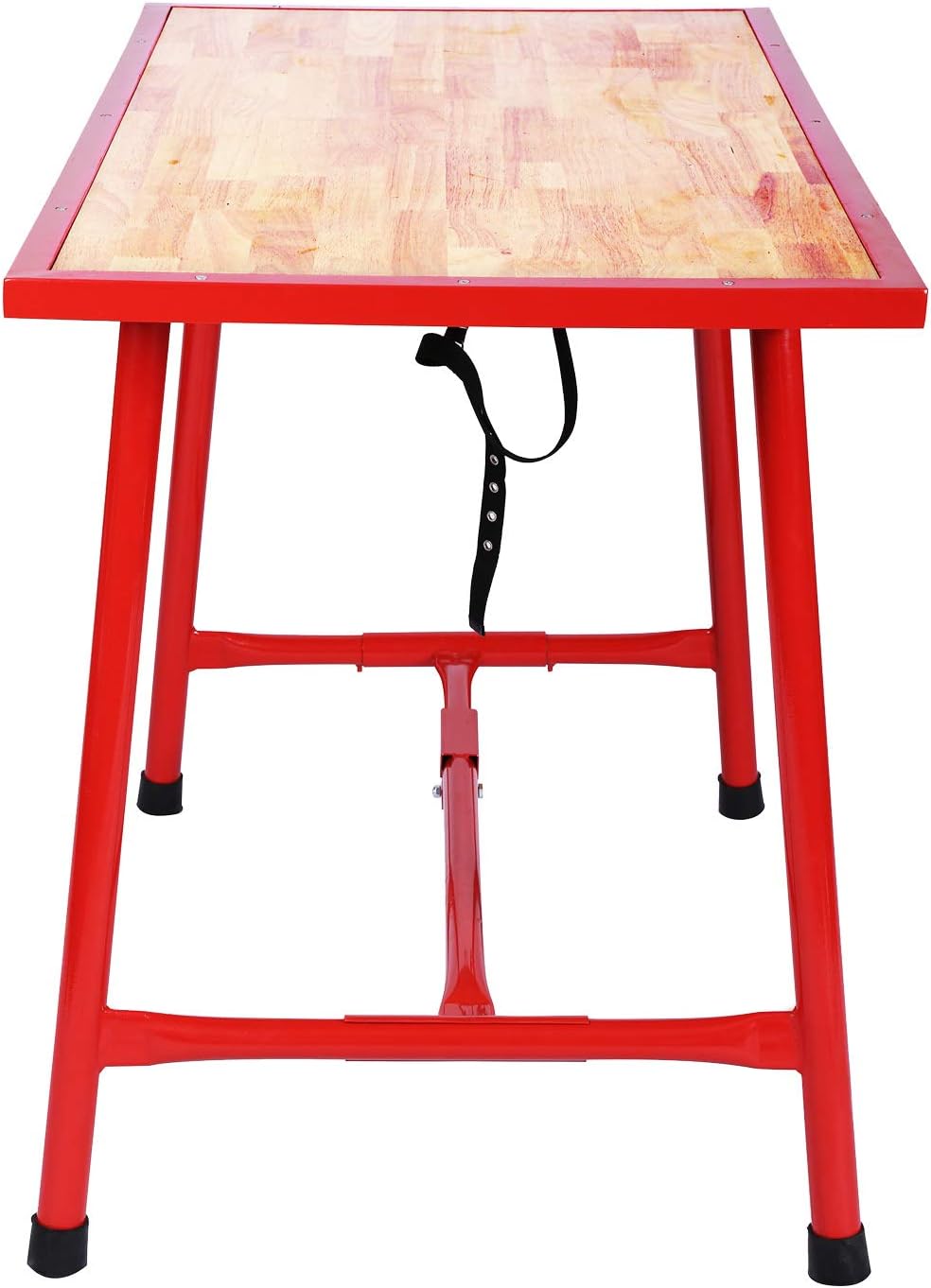 Inklapbare werktafel werkbank werkplaatstafel montagetafel 120x62,5 cm inpaktafel opvouwbaar
