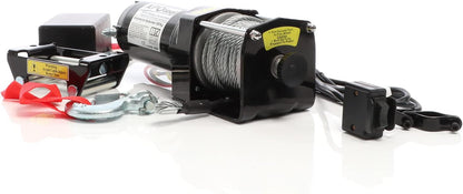 Elektrische kabellier 1587 kg – Motorlier – Treklier – Lier – Staalkabellier – 12 V, 1,5 pk motor – 10,5 m staalkabel