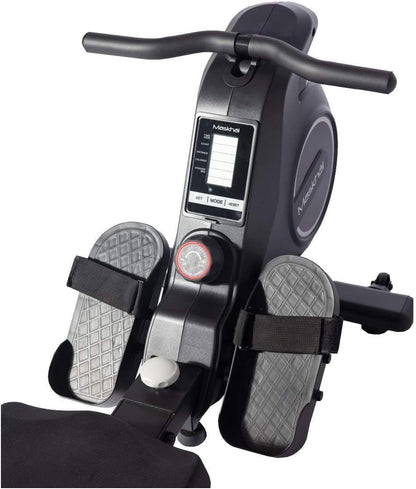 Home Rowing Machine MK270, Rowing Training at Home or Gym, 8 Resistance Levels, LCD Console, Bluetooth Connection to Mobile Phone or Tablet. - QUORE