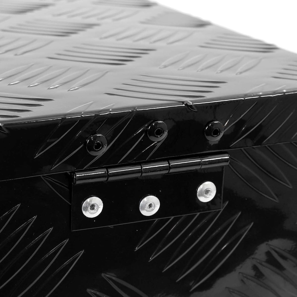 XPOtool aluminium gereedschapskist 50,8x30,5x24 cm zwart transportbox afsluitbaar toolbox