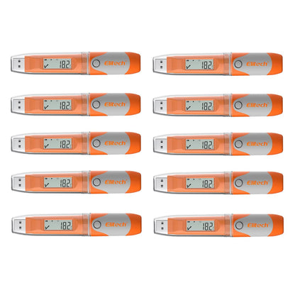 Elitech RC-51 PDF temperatuur USB datalogger recorder testpunten stiftstijl 32000 opnamepunten (10 stuks)