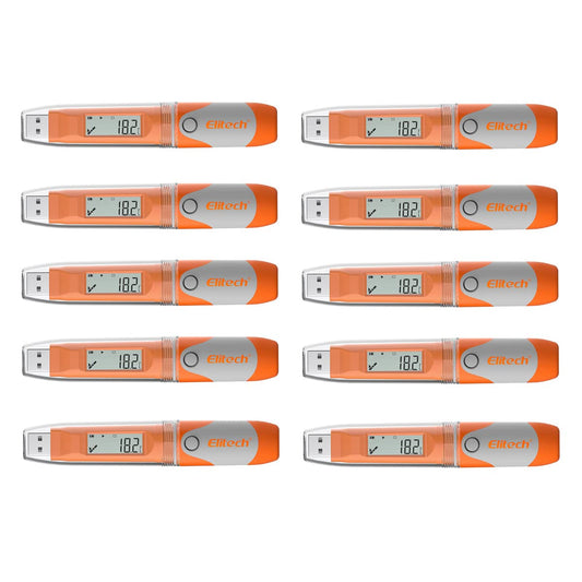Elitech RC-51 PDF temperatuur USB datalogger recorder testpunten stiftstijl 32000 opnamepunten (10 stuks)