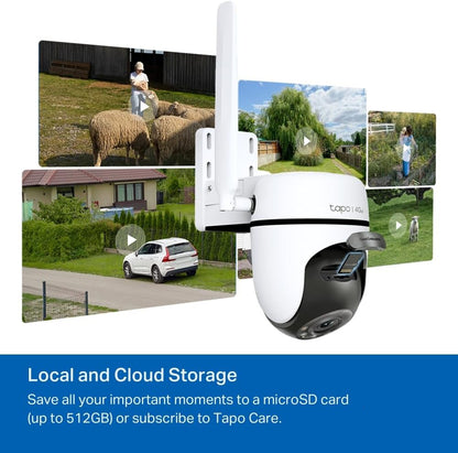 360° Bewakingscamera – Beveiligingscamera – Surveillance Camera – CCTV Camera – Toezichtcamera – 4G LTE Simkaart – Starlight Gekleurd Nachtzicht – Gratis AI-Detectie – IP66 Weerbestendig – 1080p Full HD – DC/PoE Voeding – Lokale en Cloudopslag