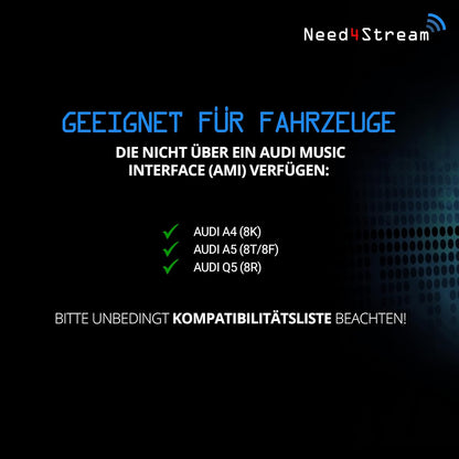 Bluetooth audio-interface voor auto met AUX-aansluiting – Bluetooth audio adapter – Bluetooth muziekadapter – Bluetooth adapter – Bluetooth muziekstreamer – Automatische koppeling bij starten – Titel- en artiestweergave op display