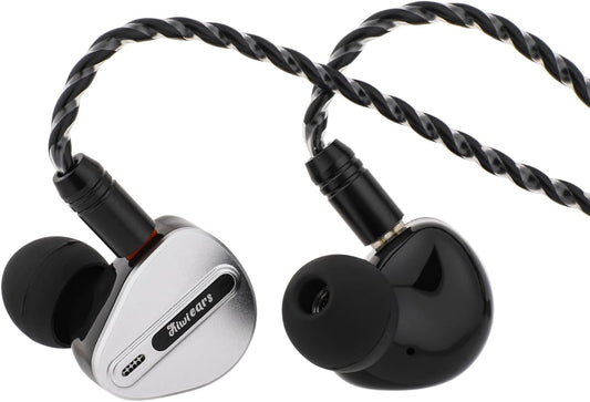 In-Ear Monitor Hybride – IEM-Hoofdtelefoon – In-Ear Oordopjes – Gaming-Koptelefoon – Hi-Fi Stereohoofdtelefoon – 1DD + 4BA Hybride Drivers – Afneembare 2-Pins Kabel