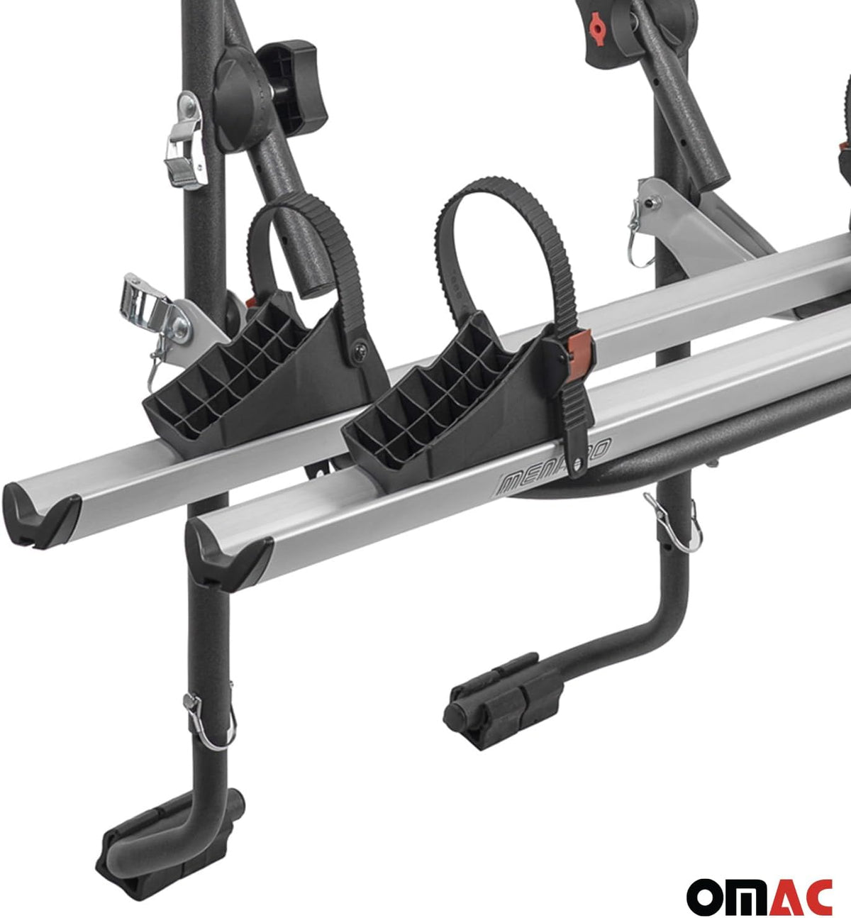 Menabo 000063400000 Stand Up Back Bike Paths, Steel with Aluminium 2 Contributions - QUORE