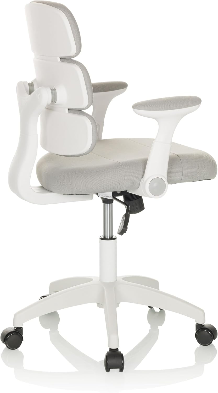 hjh OFFICE Kinder bureaustoel KID ERGOLINO W Stof Grijs