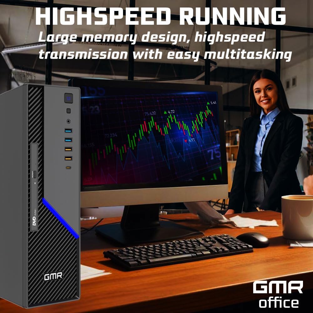 GMR Ultra SFF i7 Office PC, Business Office Computer, 16 GB RAM, 512 GB SSD M.2, DVD±RW, USB 3, Windows 11 Pro, wifi bluetooth