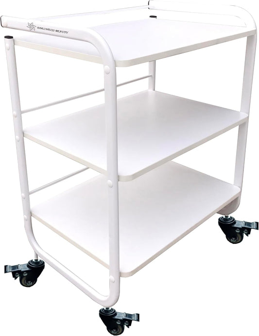 Esthetische wagen voor kantoorwagen (60 x 43 x 83 cm, wit)