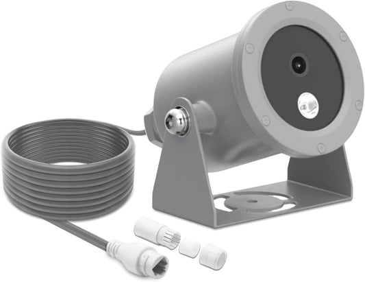 LINOVISION 4K Ultra HD PoE IP Onderwatercamera met Gemakkelijke Toegang op Afstand, Corrosiebestendig Staal, Permanente Onderwaterinspectie voor Aquacultuurbedrijven, Aquaria, Dammen