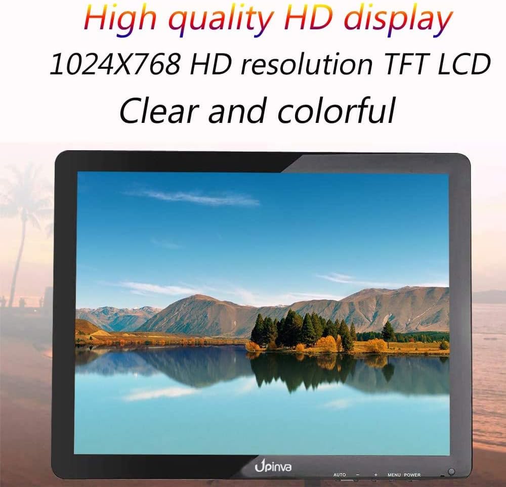15 Inch Professioneel Capacitief Touchscreen Bewakingsdisplay – Monitor – CCTV-Monitor – Beveiligingsmonitor – PC-Monitor – 1024 x 768 Resolutie – HDMI/VGA/USB/AV/BNC Aansluitingen