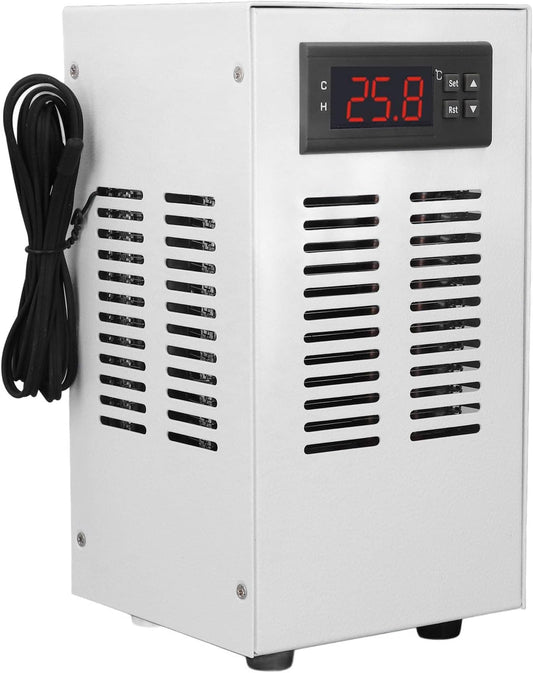 Aquarium Chiller 20L – Waterkoeler – Aquariumkoeler – Axolotl Koeler – Koelsysteem – 72W – Stil <35 dB