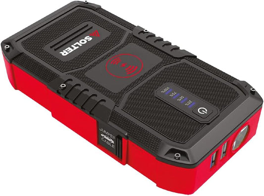 Accustarthulp 12V – Accustarter – Starthulp – Startbooster – Jumpstarter – Geschikt voor 12V-systemen – Helpt bij startproblemen