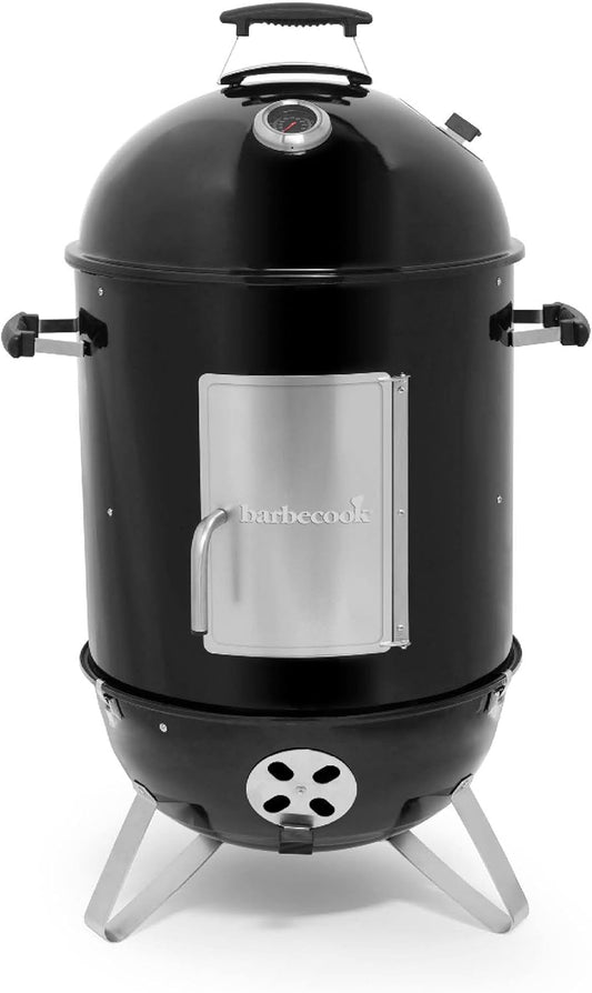 Barbecook rookoven Oskar M uit email zwart 44cm 54x61x112cm