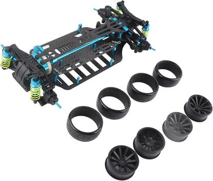 RC Auto Frame – RC Drift Frame – RC Wielbasis – RC Carrosserie – RC Onderstel – Koolstofvezel Chassis – Hoge Duurzaamheid – Krasbestendig