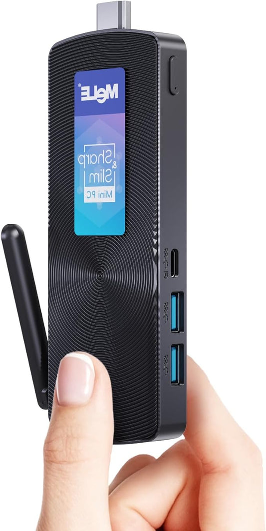 Mini PC – Mini Desktop – Micro PC – Kleine Computer – Compacte PC – Quad-Core 3,4 GHz – Fanless Stil & Portable