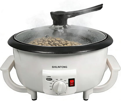 Elektrisch koffierooster, koffiebonen-noten-pinda-cashew-astania-roostermachine voor het huishouden, instelbare temperatuur, capaciteit 750 g (zonder timerfunctie)