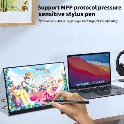 Portable 16 Inch OLED Touch Screen Monitor 3840 x 2400 100% P3 MPP Stylus 1MS Eye Care for Laptop Mac NUC Mini PC VESA & Integrated Stand - QUORE