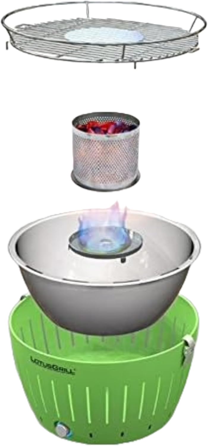 LotusGrill Standaard vuurrood G-RO-34P (diameter 32cm) met USB-aansluiting