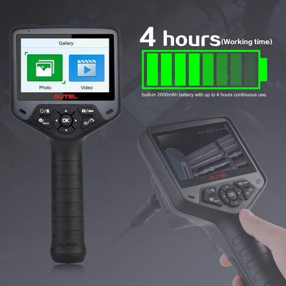 Inspectiecamera – Endoscoop – Videoscoop – Diagnostische Camera – Endoscoopcamera – Dubbele Camera’s – 4,1” LCD Scherm met Audio-opname - QUORE