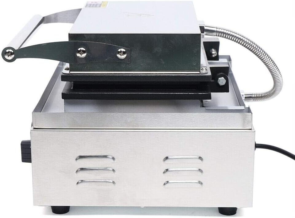 Waffle Iron Waffle Maker Waffle Iron with Thermostat, Waffle Iron, Stainless Steel, Commercial Non-Stick Coating, Waffle Machine, Hot Dog Maker, Corn Dog Waffle Iron for Hot Dog Wausage Muffin - QUORE