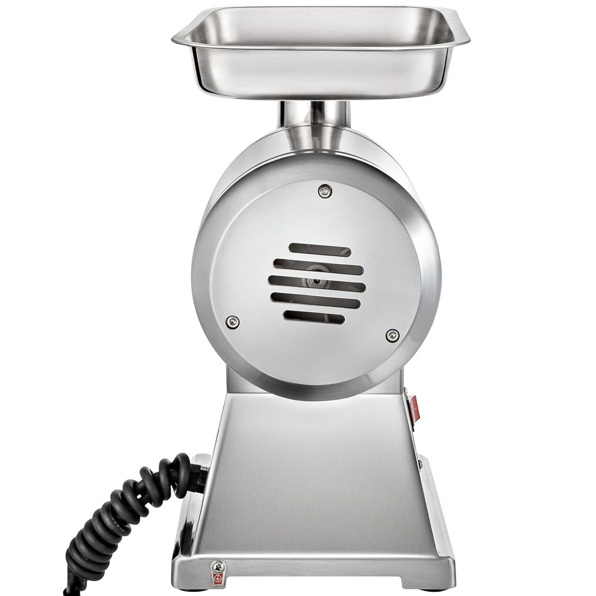 VEVOR Elektrische vleesmolen, 850 W, gehaktmachine, 150 kg per uur, elektrische worstmachine, 448 x 210 x 387 mm, roestvrij staal, 193 omw/min, voor restaurant, supermarkt, slagerij