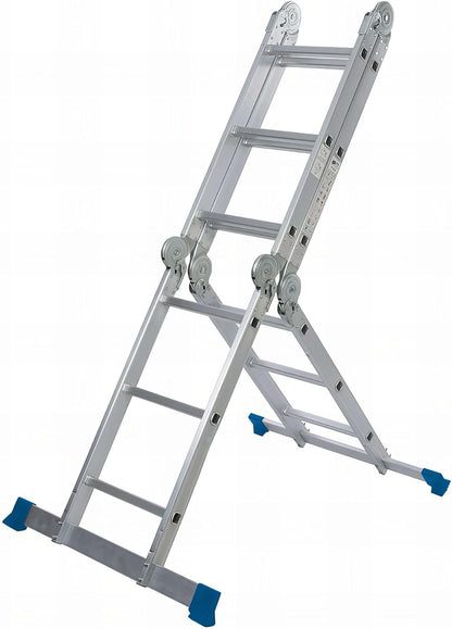 Silverline 953474 Multifunctionele Ladder met Platform 3,6m 12-Loopvlak