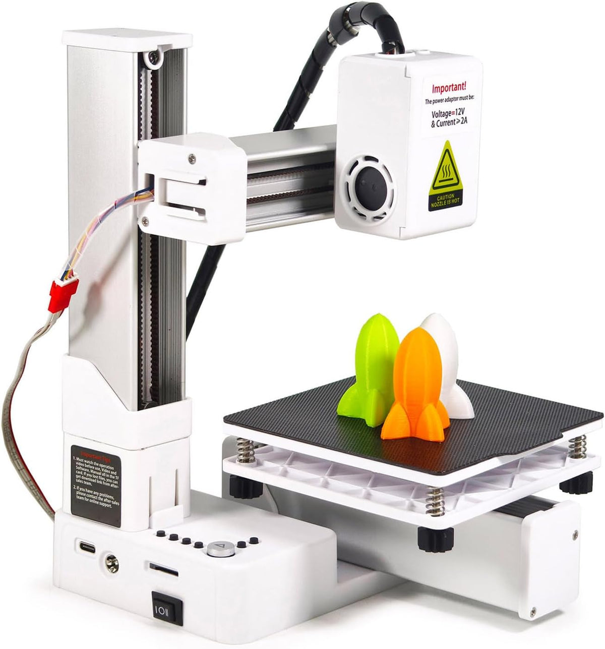 3D-printer – 3D printer – 3D printmachine – 3D afdrukmachine – compacte 3D printer – Snelle Verwarming – Hoogwaardige Precisie 10x10x10 cm Printvolume