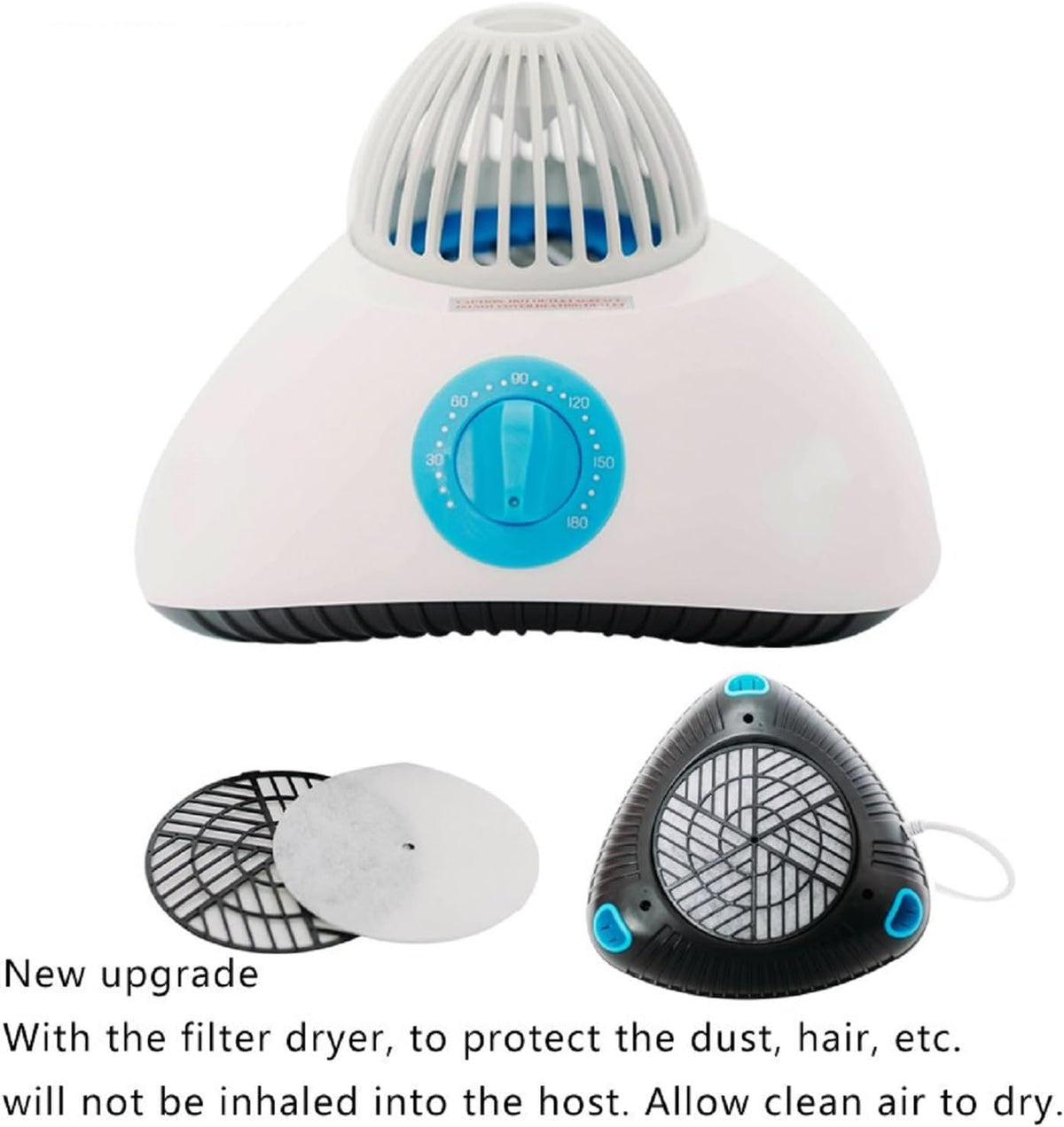 Draagbare Elektrische Wasdroger – Warme Luchtdroger – Tumble Dryer – Droogrek – Kledingdroger – 1000 W Krachtige Motor – 10 kg Capaciteit Met Dubbele Aluminiumlegering