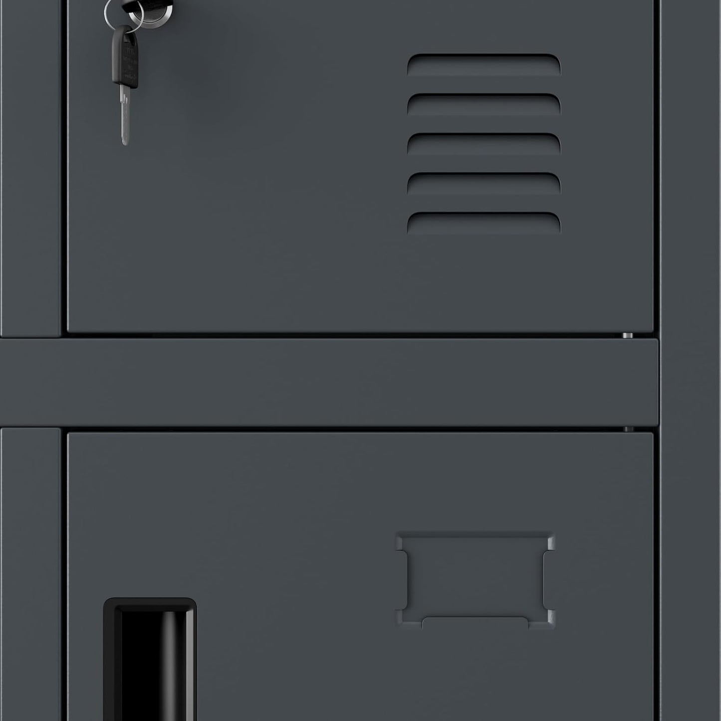 Jan Nowak metal school locker with 8 separate compartments lockable spindle box for school and dressing room with ventilation label holders and locks compact locker cabinet 172 x 56 x 45 cm - QUORE