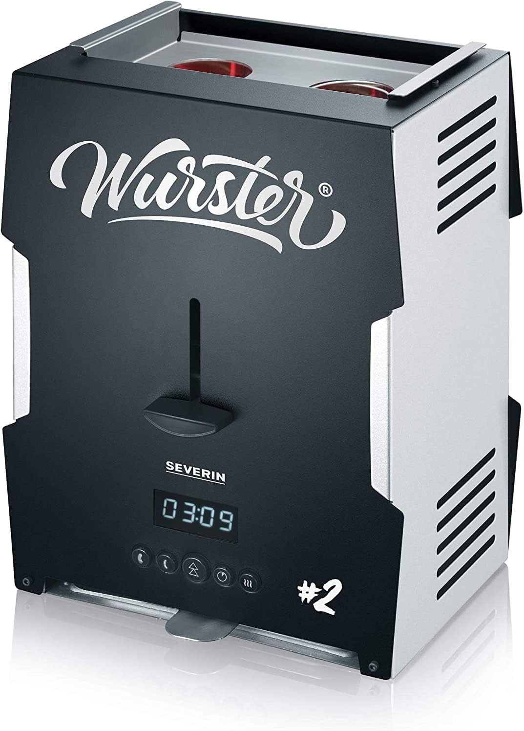 Severin WT 5005 Worster, Roestvrij Staal/Kunststof, Zwart
