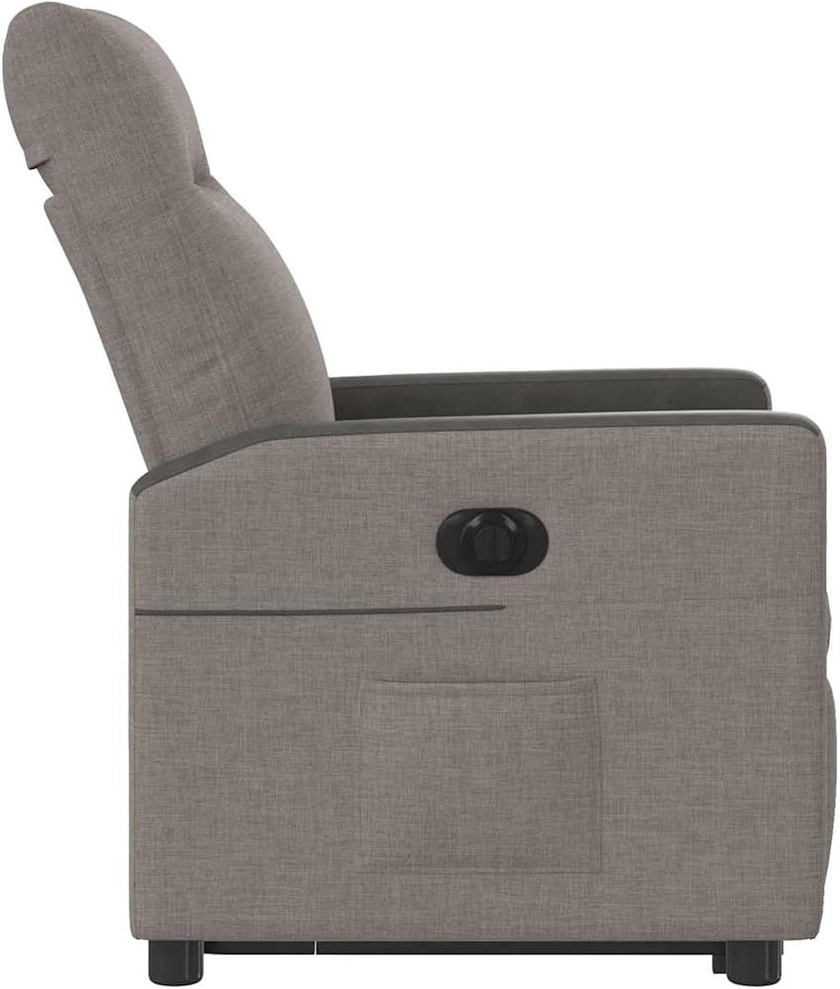 Relaxstoel – Fauteuil – Lectuurstoel – Elektrische Stoel – TV Stoel – Elektrische Opstahulp – Bekleding Stof Taupe
