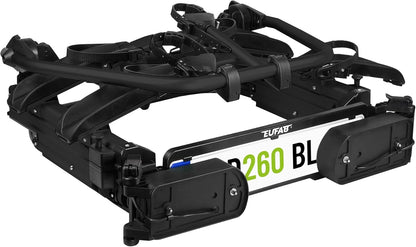 Fietsdrager Busje – Fietsendrager Trekhaak – E-bike Drager Camper – Achterdrager Vleugeldeuren – Draagvermogen 60 kg – Uitschuifbare Rails 85 cm Open