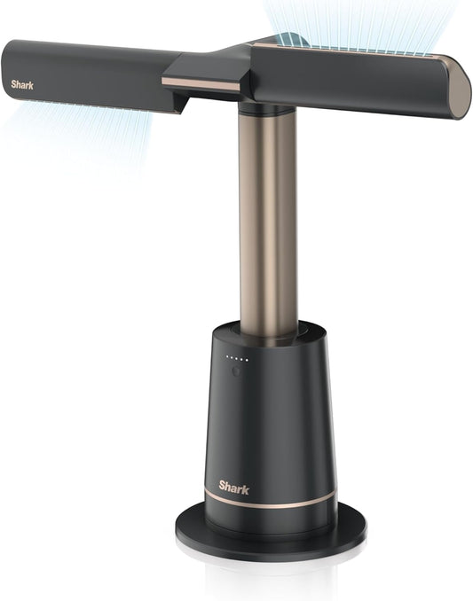Shark TurboBlade Bladeless Tower Fan, hoge snelheid in meerdere richtingen, projecteert lucht tot 20 meter, stil, 10 snelheden, draaien, 180° oscillatie, afstandsbediening, timer, Houtskool TF200SEU