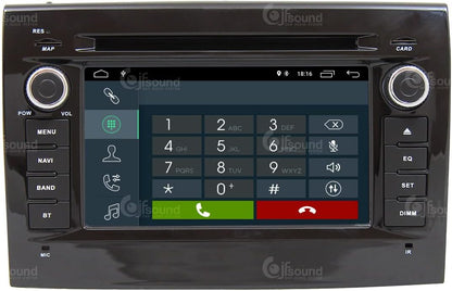 Autoradio – Auto Radio – Multimedia Systeem – Inbouw Radio – DAB+ Radio – 6,2 Inch Touchscreen – Android GPS Bluetooth WiFi CarPlay Android Auto