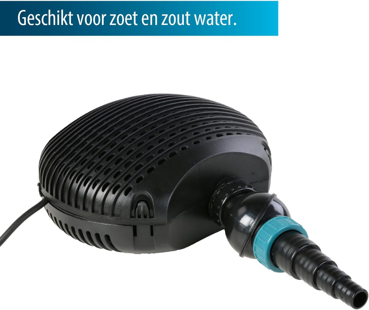 Vijverpomp – Filterpomp – Waterpomp – Fonteinpomp – Beeklooppomp – Hoog Debiet 6.500 l/u – Energiezuinig 38W met Droogloopbeveiliging