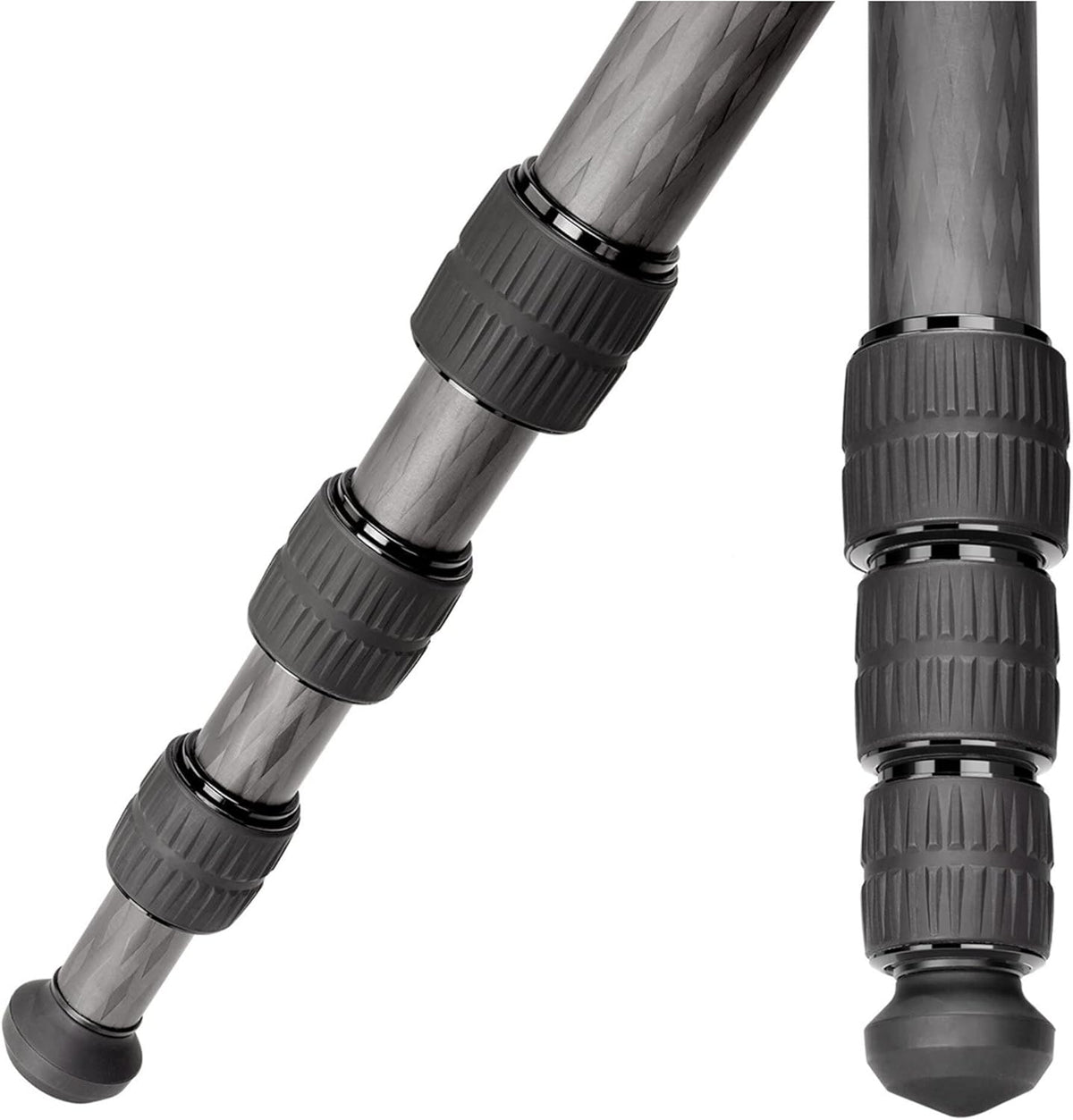 Carbon statief met kogelkop – Fotostatief – Camera statief – Driepoot – Reisstatief – Max. hoogte 161 cm – 10 laags carbon, draagvermogen 8 kg