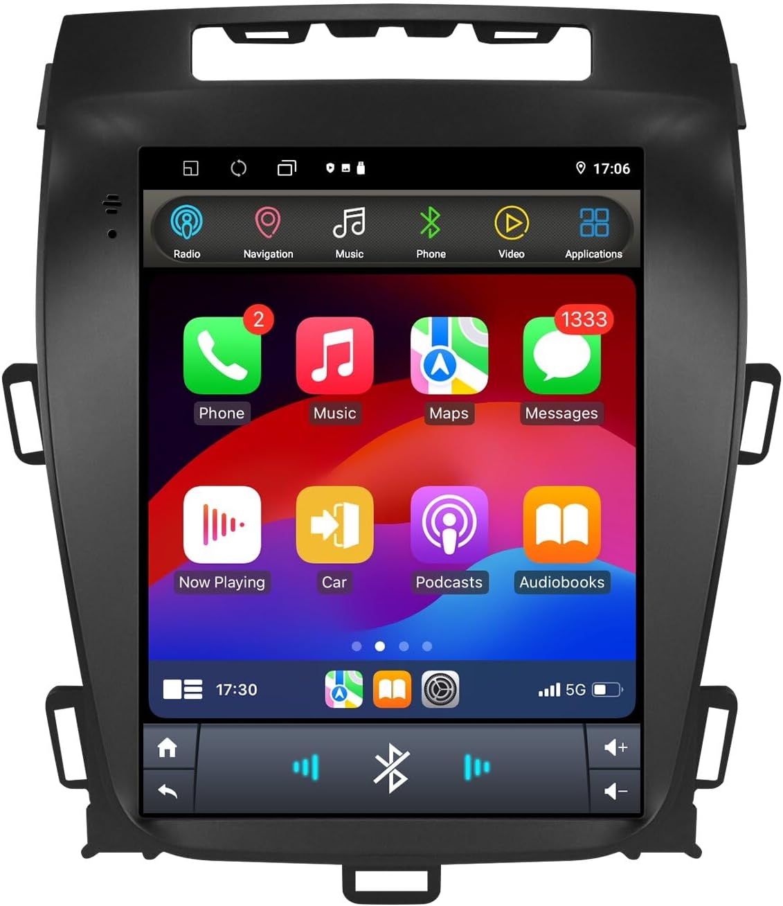 Autoradio – Multimedia Systeem – Navigatie Unit – Auto Stereo – Infotainment – 9,7 Inch Android 13 Touchscreen – Draadloze CarPlay & Android Auto