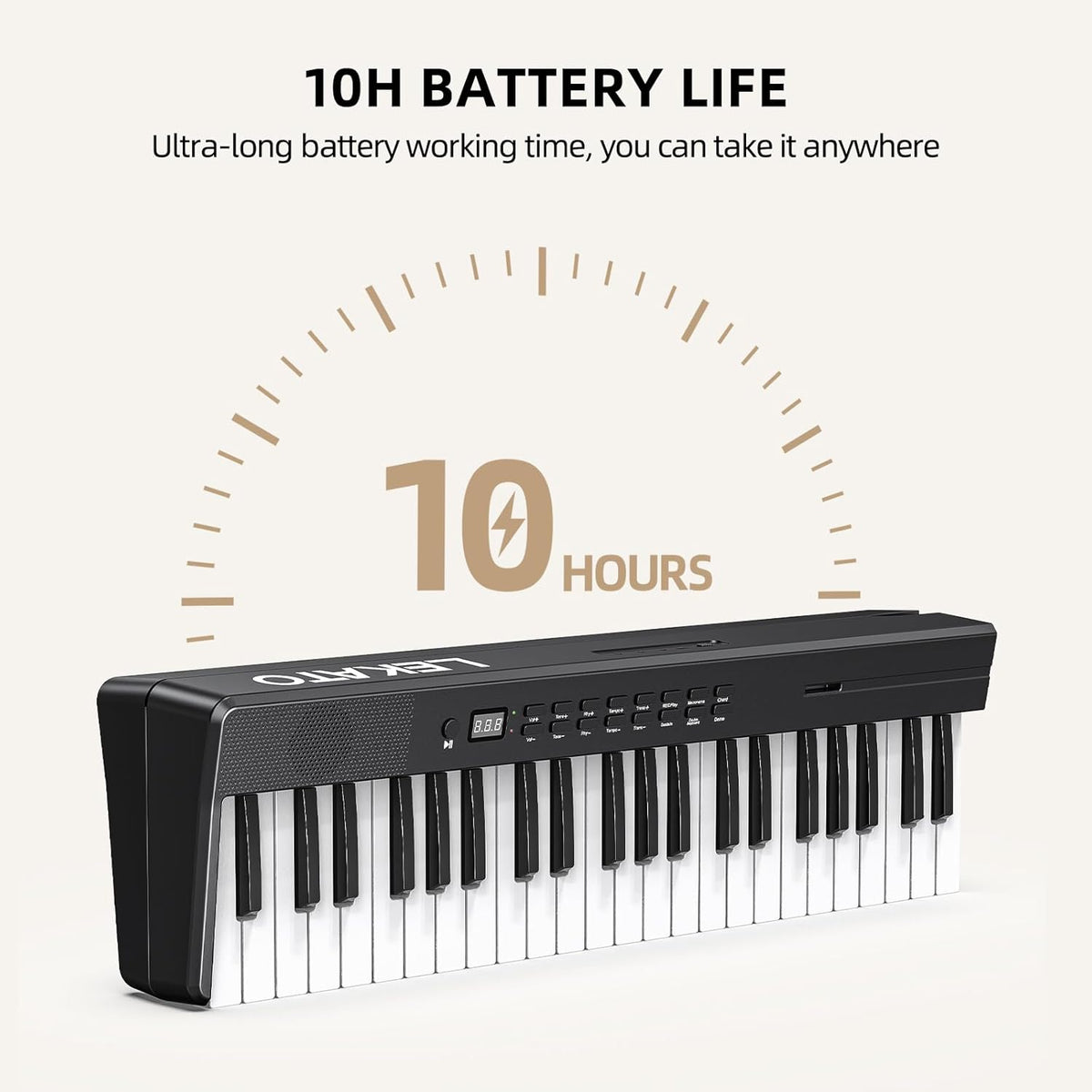 Opvouwbaar Keyboard 88 Toetsen – Piano Keyboard – Elektrische Piano – Digitale Piano – Vouwpiano – 88 Semi-Gewogen, Aanraakgevoelige Toetsen – Bluetooth & USB MIDI