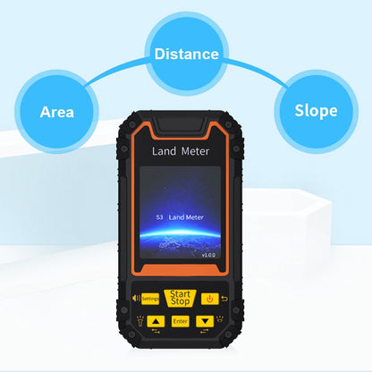 Landmeter, 2.4In Color Screen GNSS Handheld Landmeter, Mini Portable Handheld GPS Surveyor Area Measurement Tool, voor Gebied, Helling, Afstandsmeting