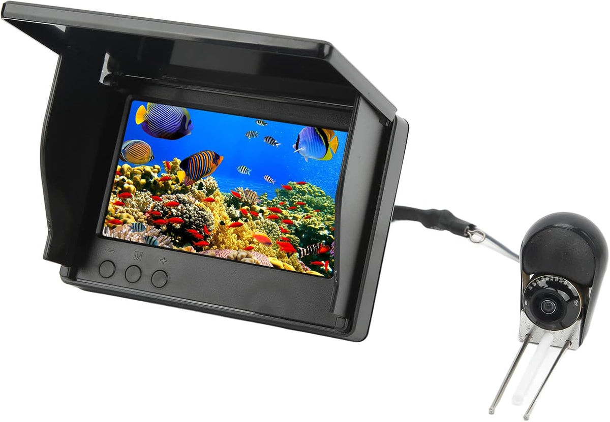 Onderwaterviscamera , ABS IPS Full View Draagbare Fishfinder camera met 5inch HD LCD monitor , Waterdichte Onderwatercamera voor Ice Lake Sea Boat Kayak Fishing(30m/98 , 4ft)